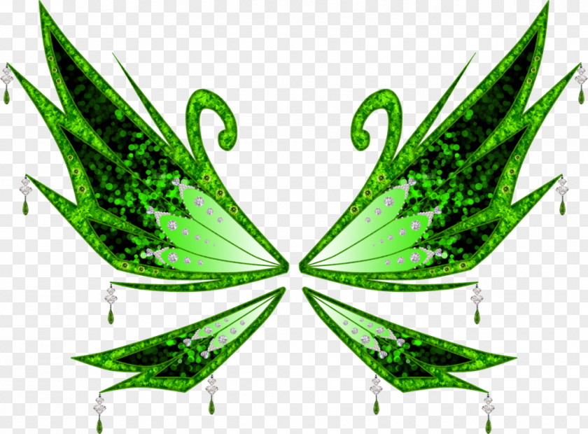 Miu Grasses Hemp Leaf Font PNG