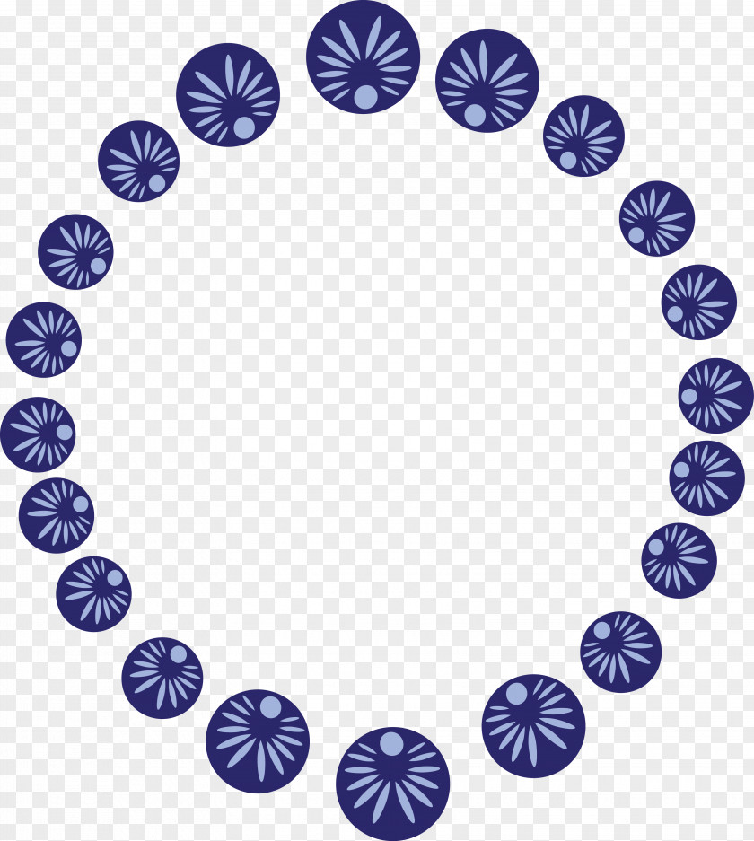 Peacock Pattern Circle Clip Art PNG