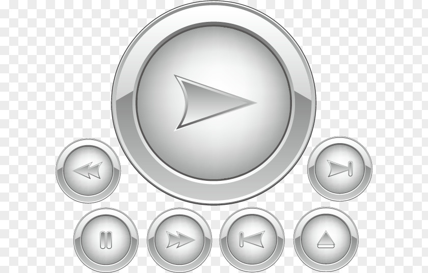 Vector Play Button Euclidean Download Icon PNG