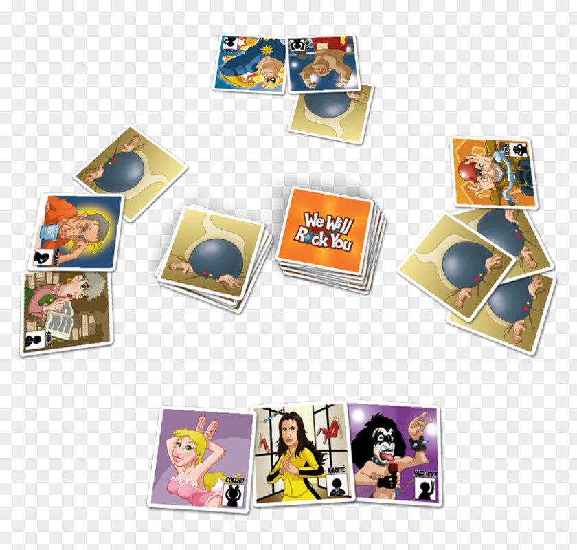 We Rock Will Card Game Board Video PNG