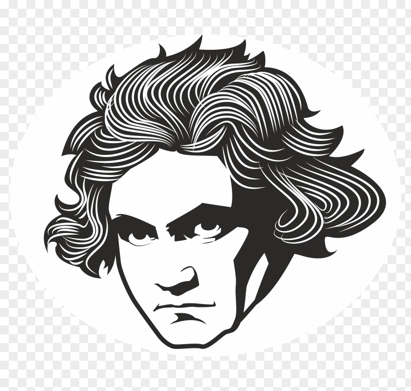 Beethoven Visual Arts Logo Font PNG
