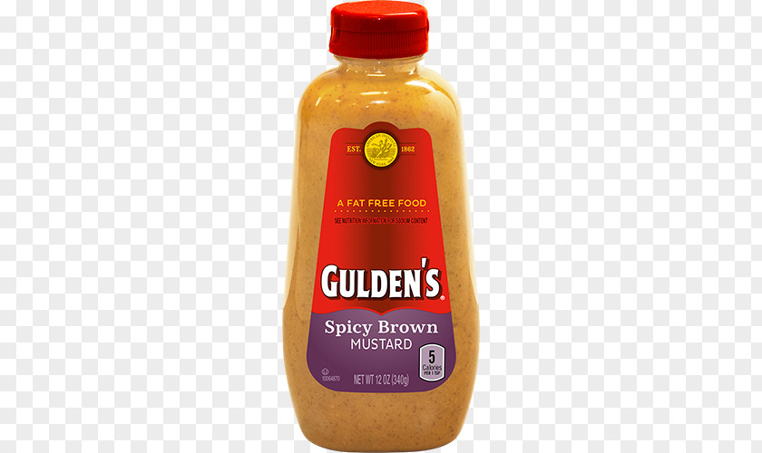 Bottle Gulden's Mustard Brassica Juncea Spice PNG