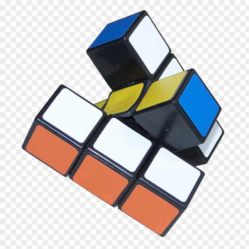 Twisted Transistor Rubik's Cube Floppy Edge Cuboid PNG