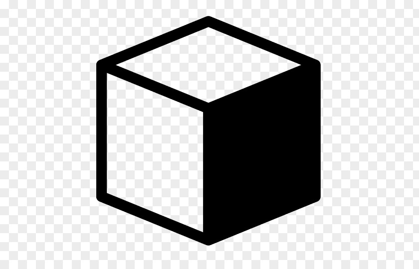 Cube Icon Design Geometry PNG