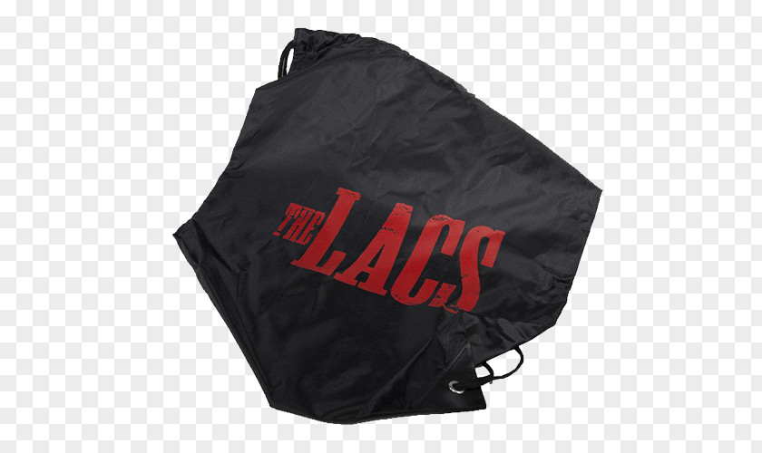 Drawstring Bag Brand Black M PNG