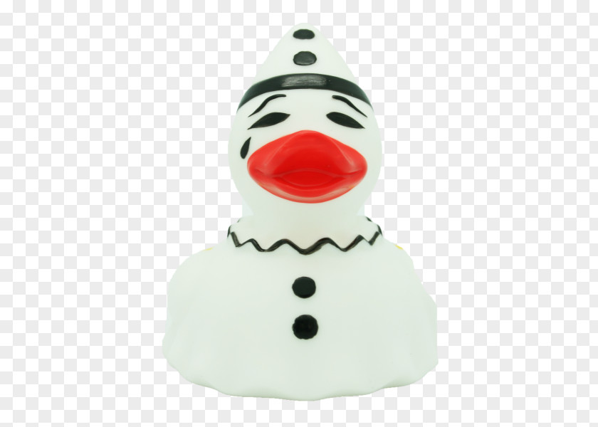 Duck Rubber Toy Pierrot Yellow PNG