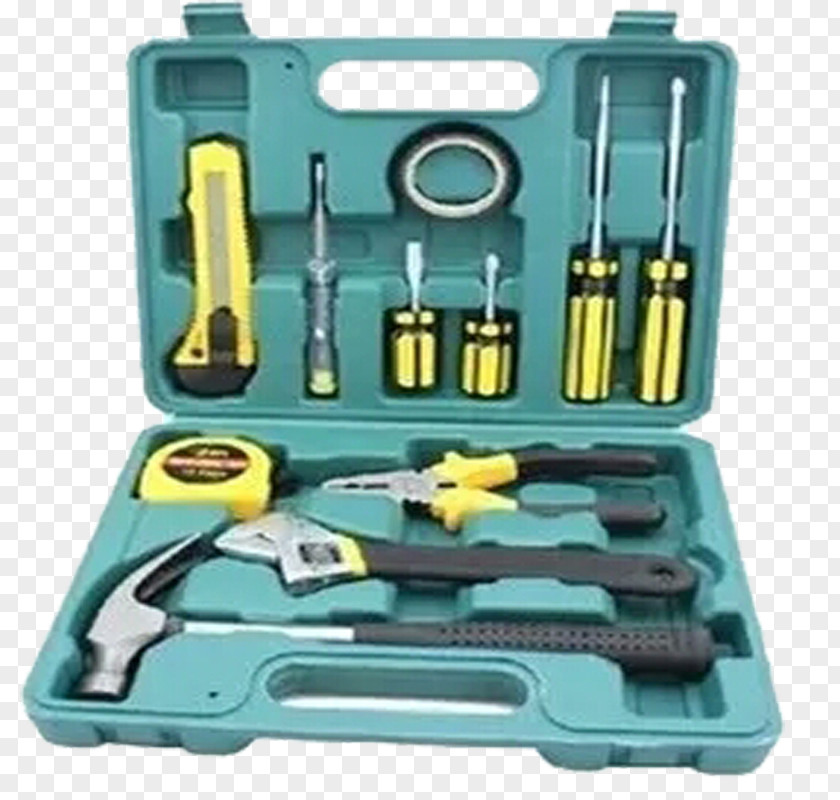 Green Toolbox Hand Tool Wrench Screwdriver PNG