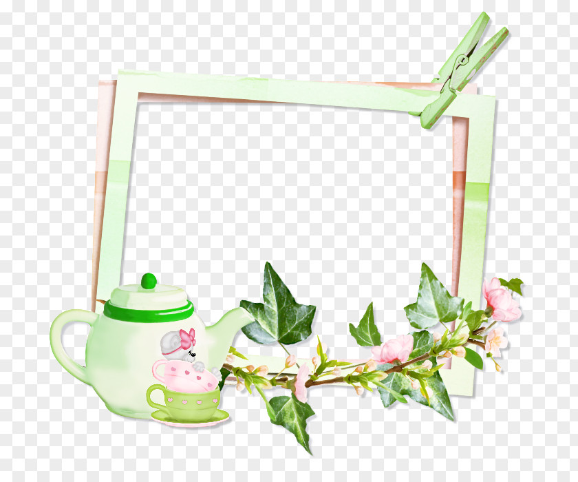 Picture Frame Plant Background Flower PNG