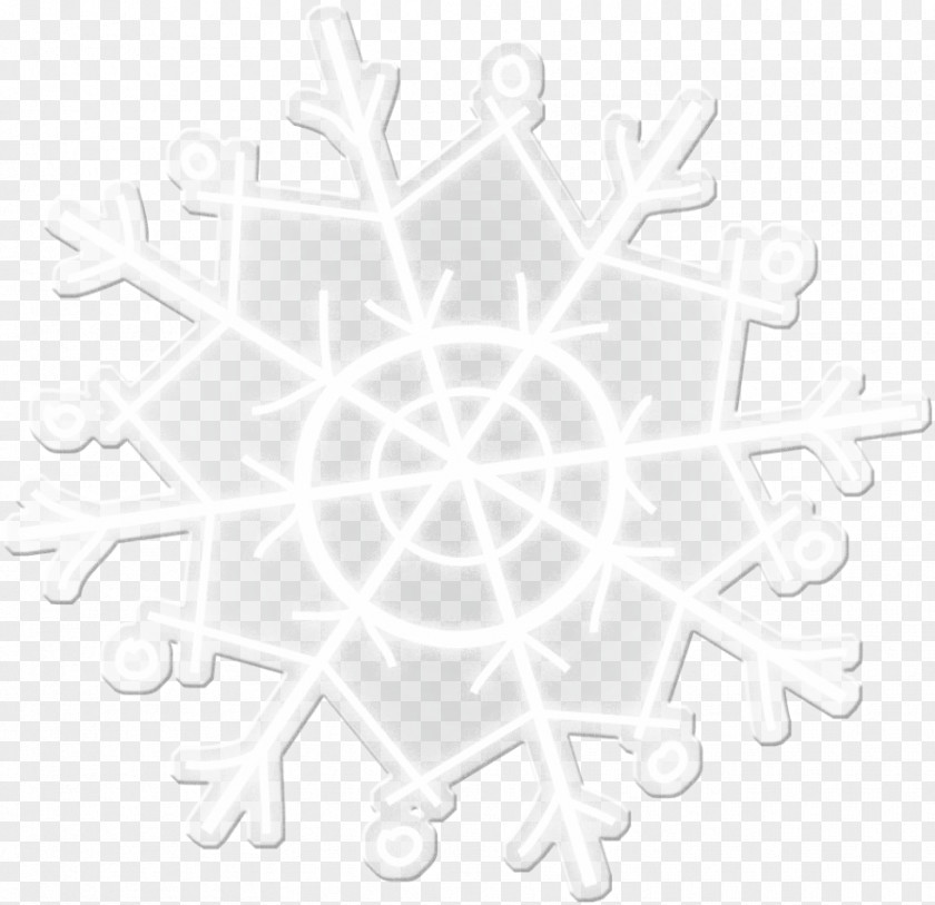 Snowflake 1 Correspondence Product Design Font Line Black PNG