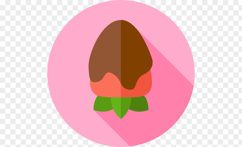 Strawberry Icon Nose Leaf Pink M Clip Art PNG