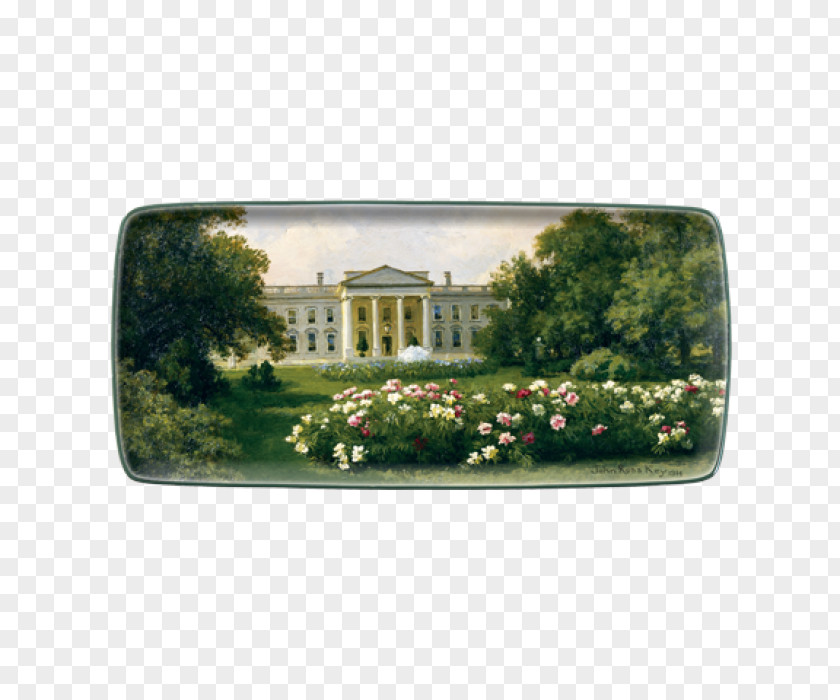 White House North Lawn Historical Association Red Painting PNG