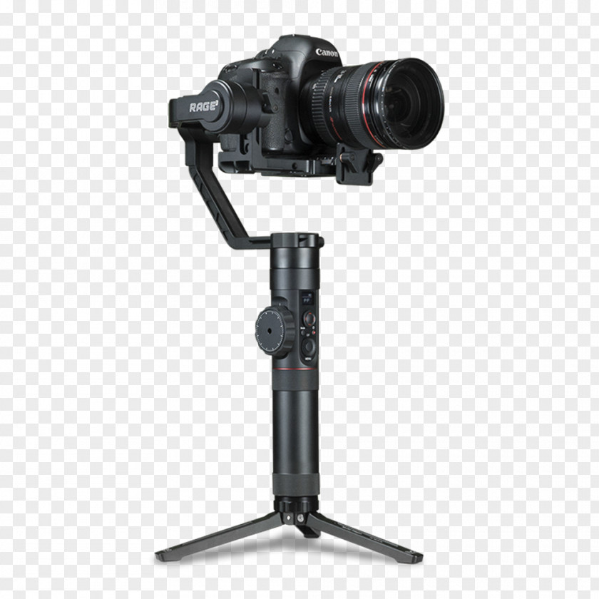 Camera Dslr Tripod EVO Gimbals RAGE3 3-Axis Motorized Gimbal Stabilizer DSLRs Mirrorless Cameras Panasonic Lumix DC-G9 Lens Follow Focus PNG