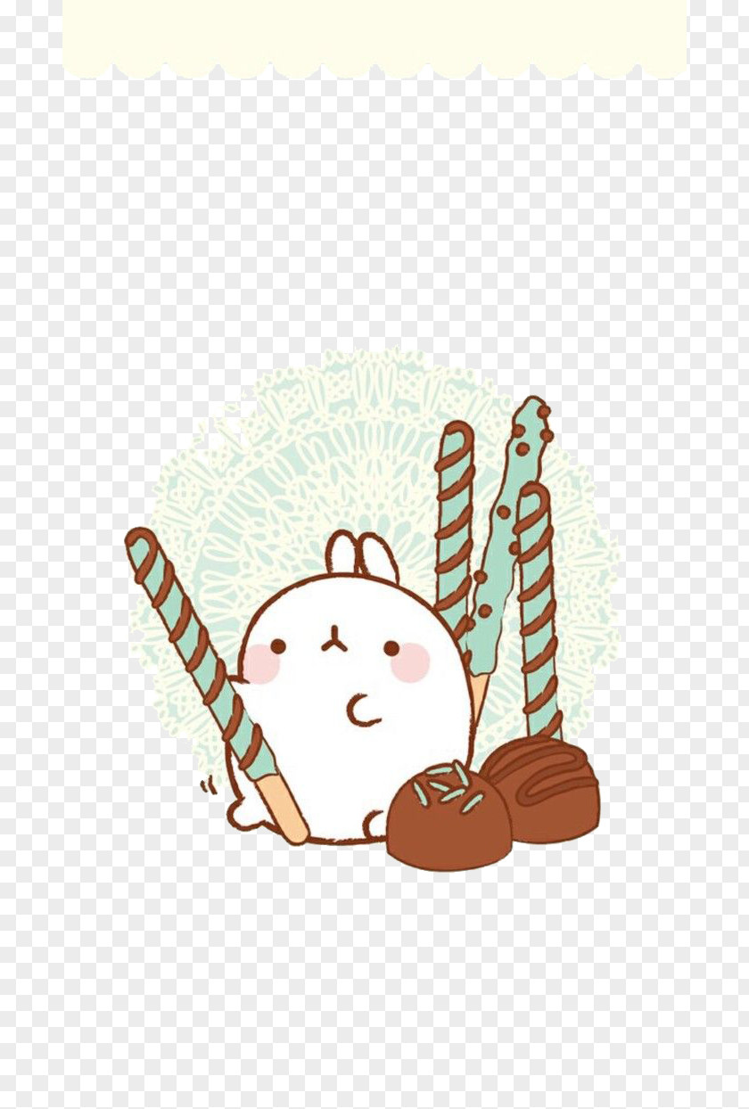Cute Little Cartoon Bunny Bento Kavaii Drawing Mobile Phone Wallpaper PNG