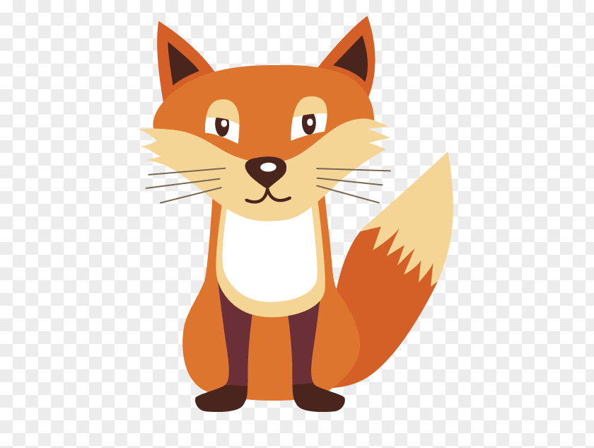 Fox Red Deer Illustration PNG