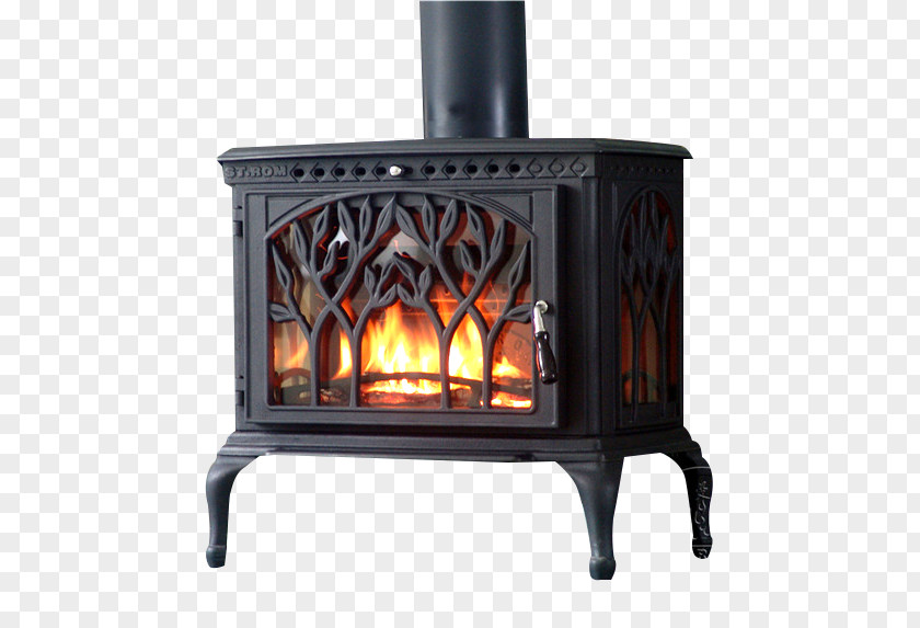 Iron Decorative Charcoal Fireplace Material Cast Chimney Central Heating Home Appliance PNG