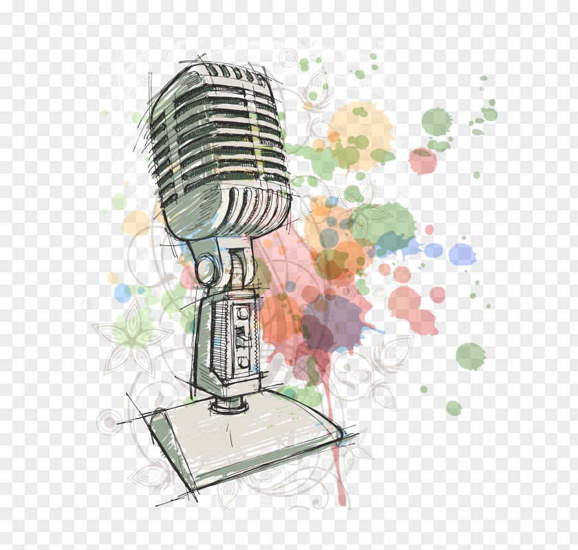 Microphone Music Sketch PNG Sketch, microphone,microphone clipart PNG