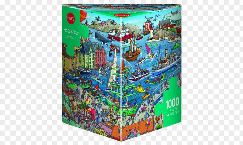 Sea Port Jigsaw Puzzles Game Brik Ravensburger PNG