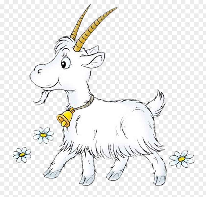 Hand-painted Goat Pygmy Boer Three Billy Goats Gruff Sheep Clip Art PNG