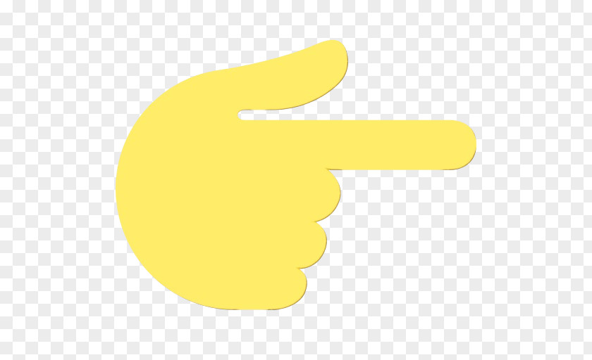 Logo Finger Yellow Background PNG