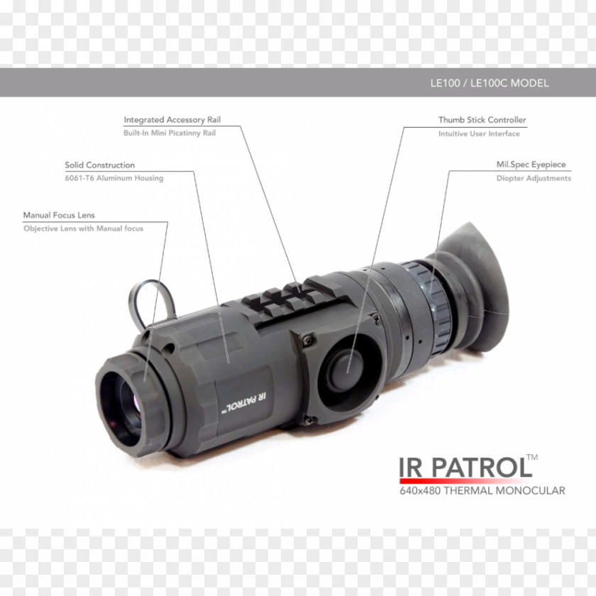 Monocular Night Vision Binoculars Camera Lens Trijicon PNG