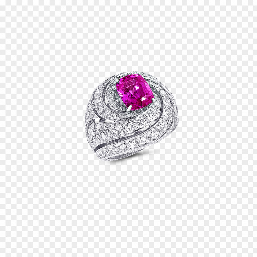 Sapphire Jewellery Gemstone Ring Graff Diamonds PNG