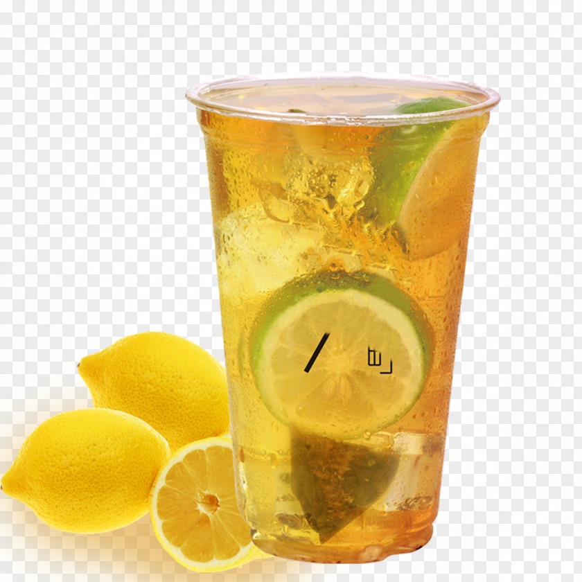 Frozen Lemon Tea Ice Cubes Iced PNG
