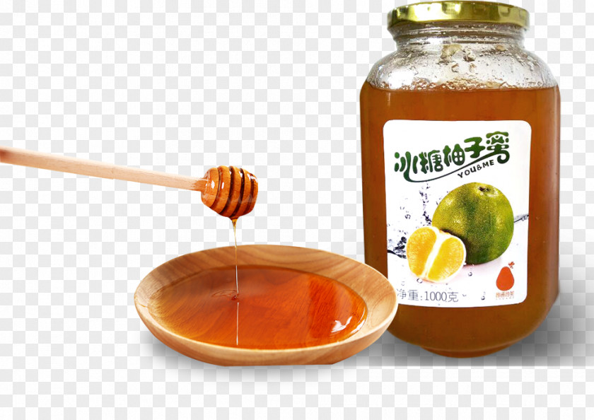 Honey Citron Tea Yuja-cha Rock Candy Fruit Preserves PNG