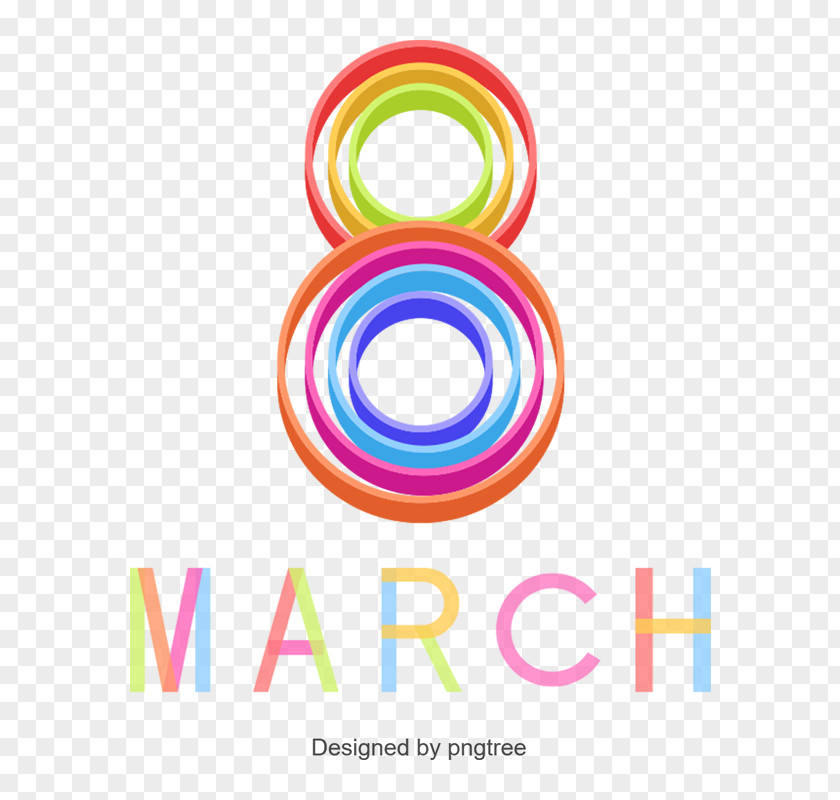 March 8 Vector Graphics Image PNG