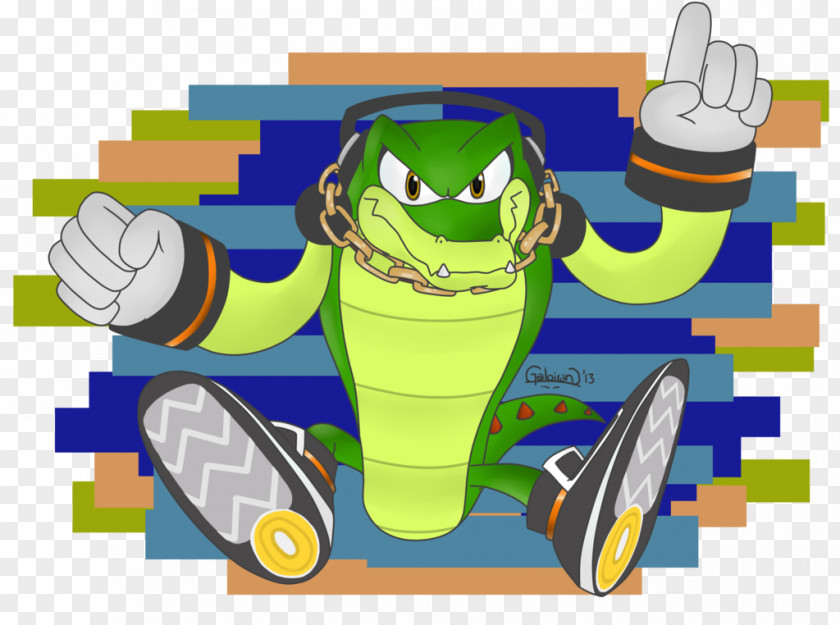 Not Vector The Crocodile Espio Chameleon Alligator Art PNG