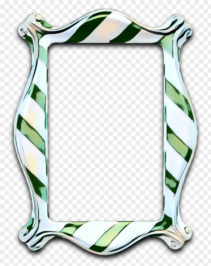 Rectangle Green Retro Frame PNG