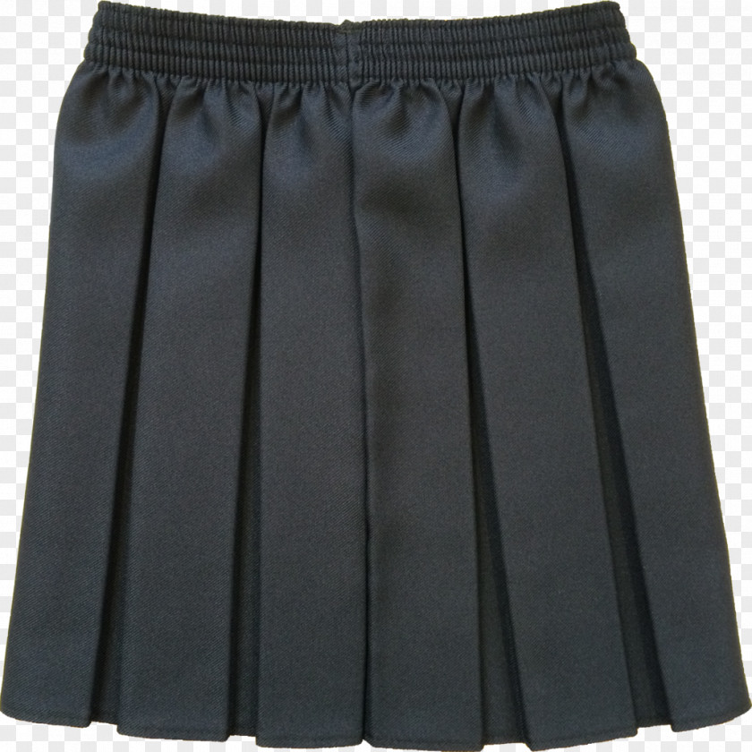 And Pleated Skirt Waist Black M PNG