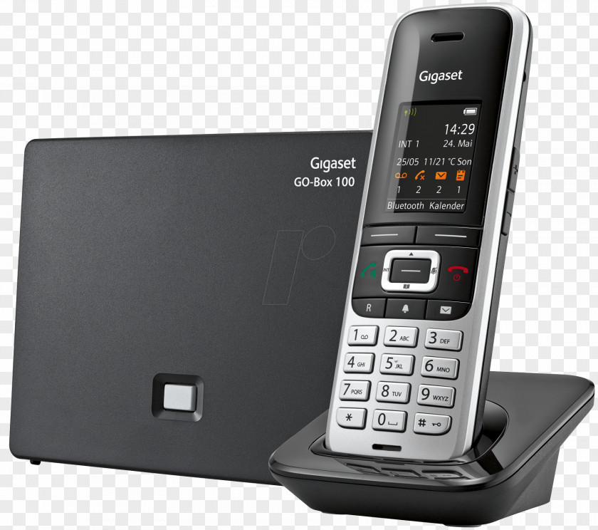 Answering Machine Cordless Telephone Gigaset Communications Digital Enhanced Telecommunications S850A GO PNG