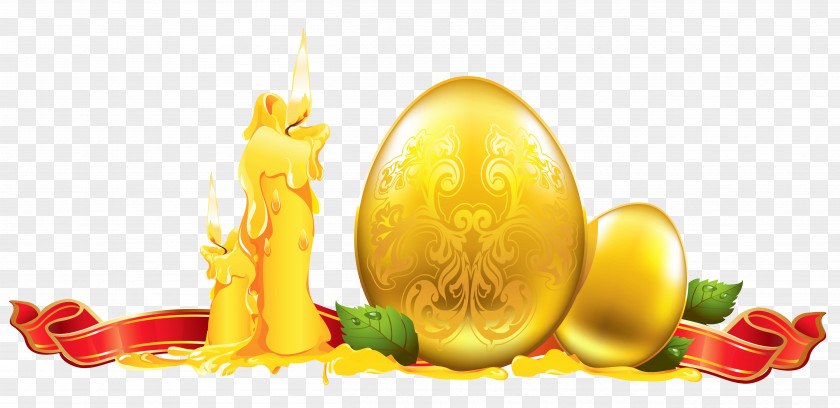 Easter Golden Decoration Clipart Christmas Clip Art PNG