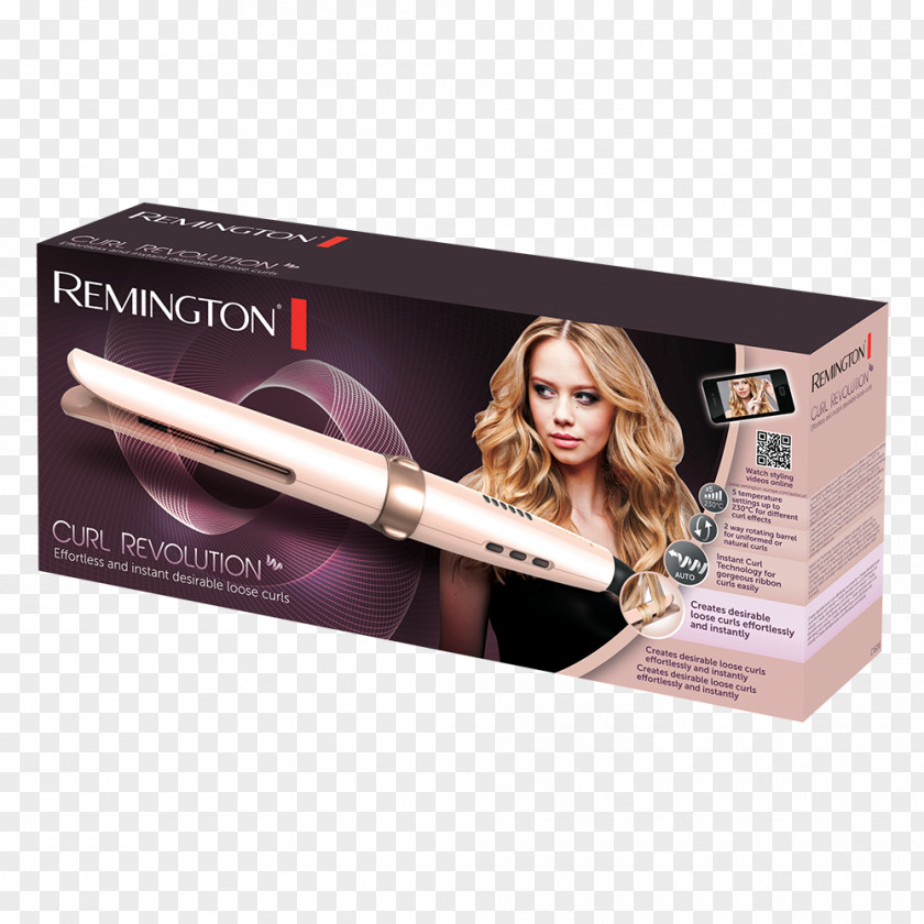 European Architecture Hair Iron Roller CI96W1 Silk, Curling Hardware/Electronic Remington Products PNG