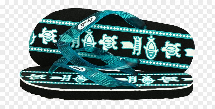 Aqua Watercolor Slipper Flip-flops Shoe Blue Woman PNG