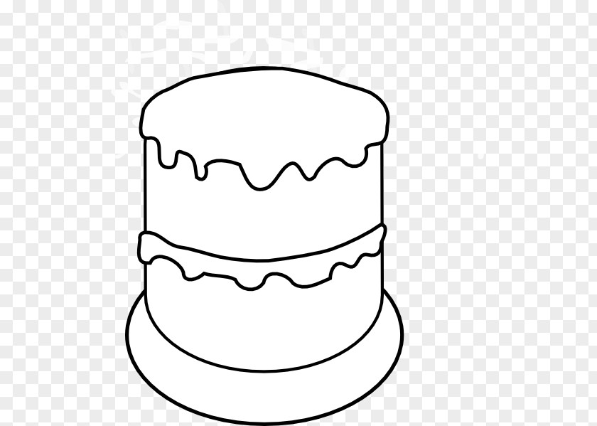 Birthday Cake Torte Drawing Black And White Clip Art PNG