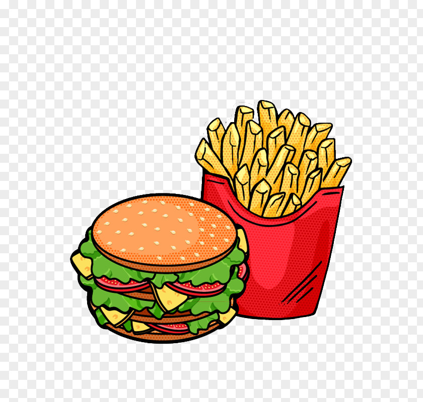 Hamburg Fries Hamburger Fast Food French Clip Art PNG