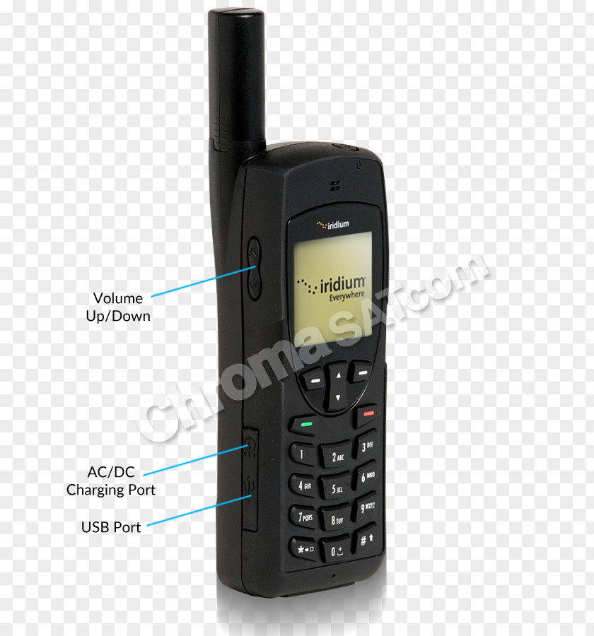 Rechargeable Mobile Phone Phones Telephone Satellite Iridium Communications Telephony PNG