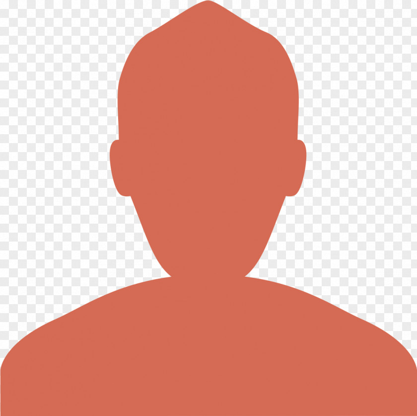 Silhouette Temple Face Neck Head Chin Red PNG