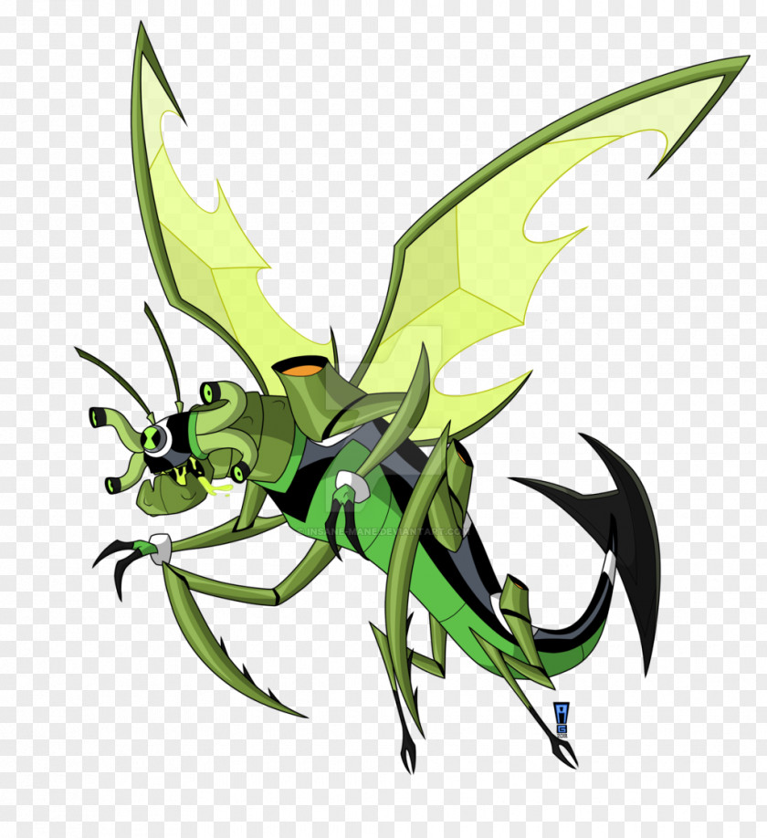 Ben 10 Ultimate Alien Stinkfly Reboot Cartoon Animation PNG