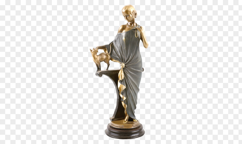 Bronze Sculpture Figurine Interieur Classical PNG