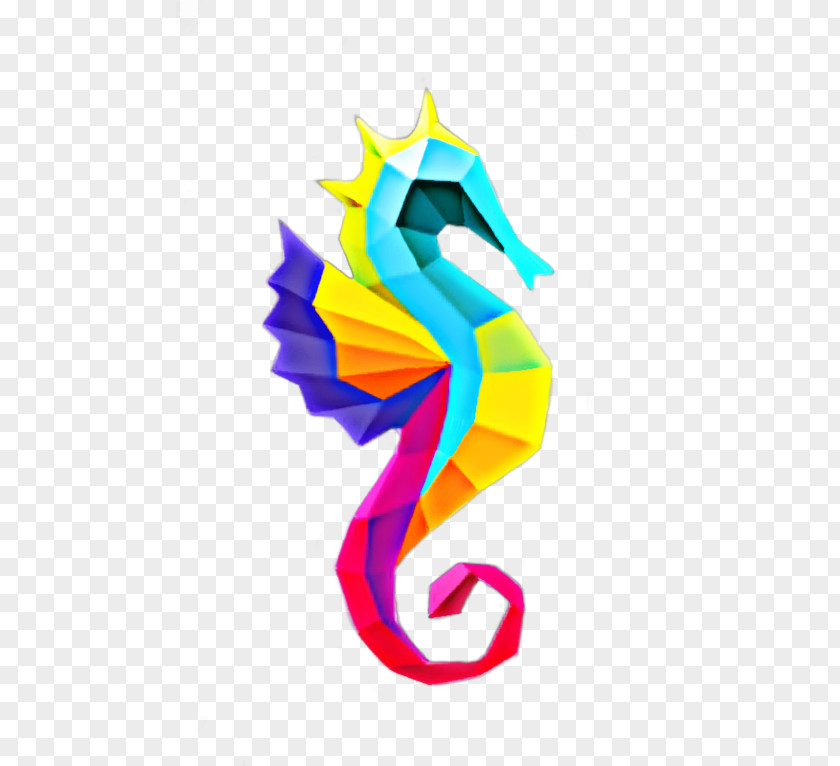 Cabal Sign Seahorse Logo Graphic Design Color PNG