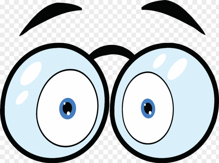 Cool Cartoon Glasses Eye Clip Art PNG