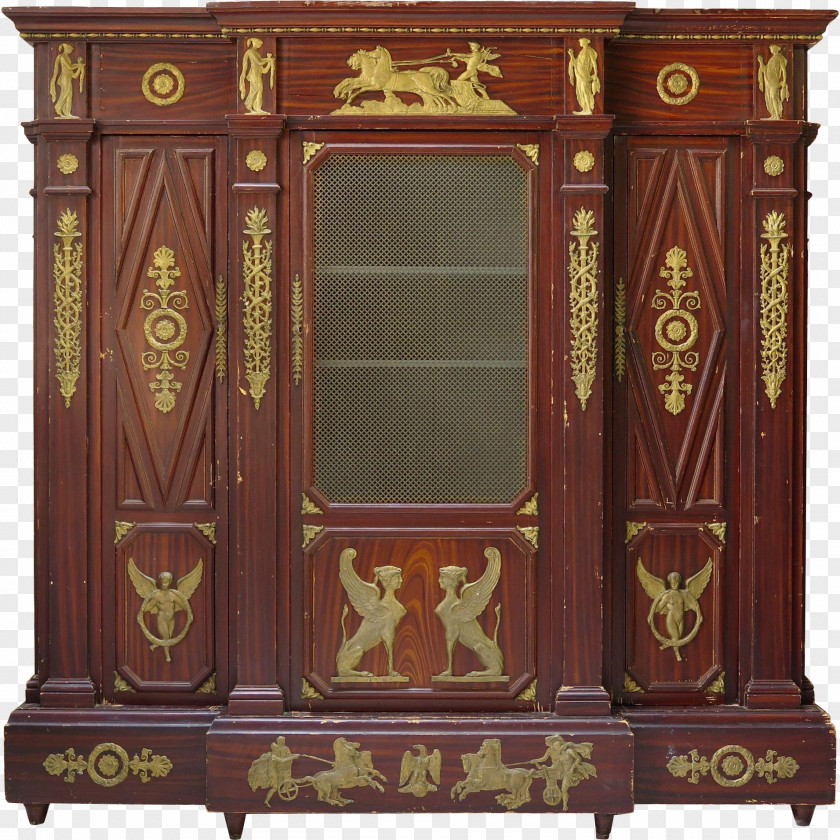 France Armoires & Wardrobes Empire Style Bookcase Furniture PNG