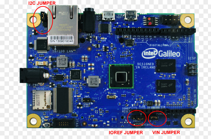 Intel Microcontroller Galileo Graphics Cards & Video Adapters Computer Hardware PNG