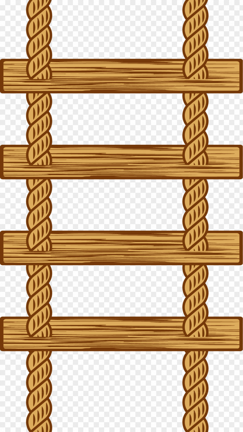 Straight Ladder Stairs Wood PNG