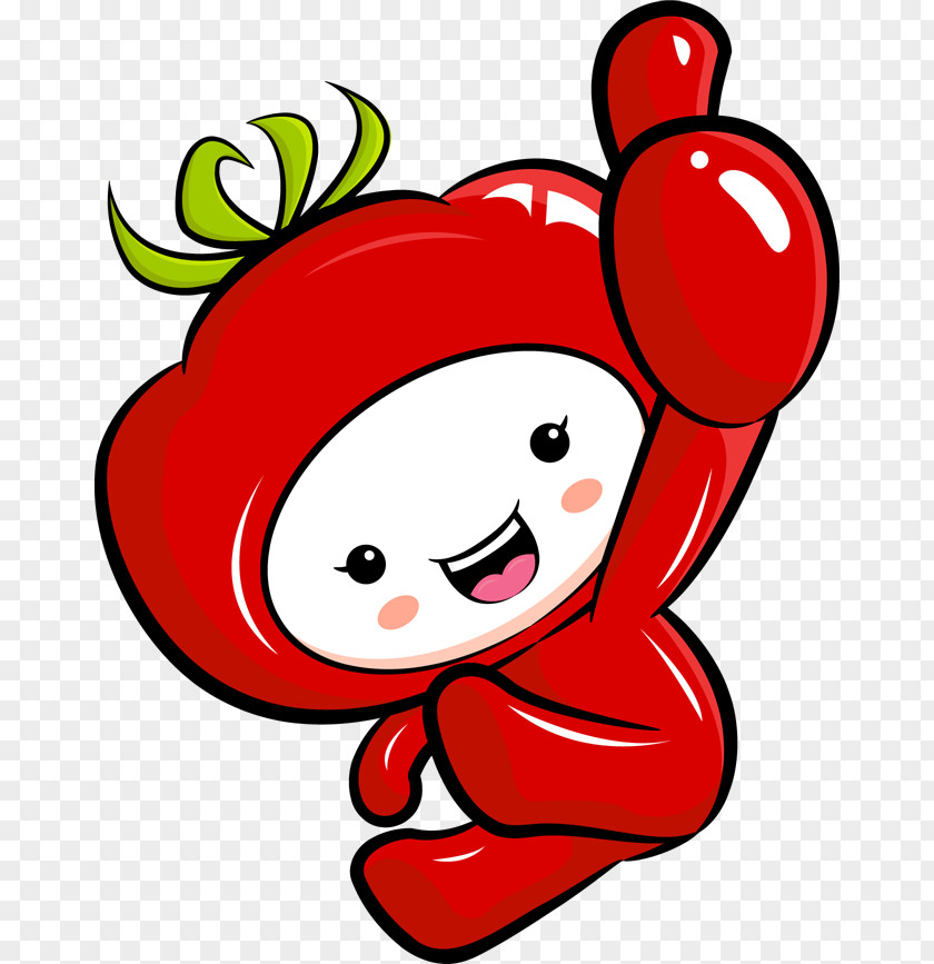 Thumbs Red Pepper Cartoon PNG