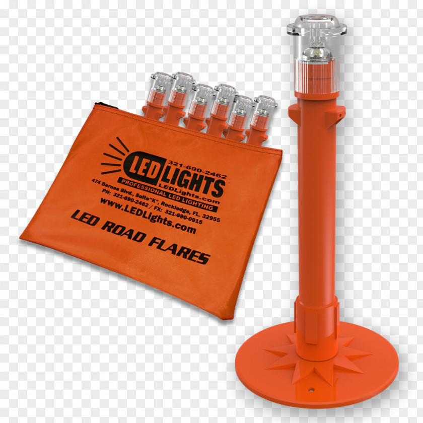 Amber Road Traffic Cone Light Game PNG
