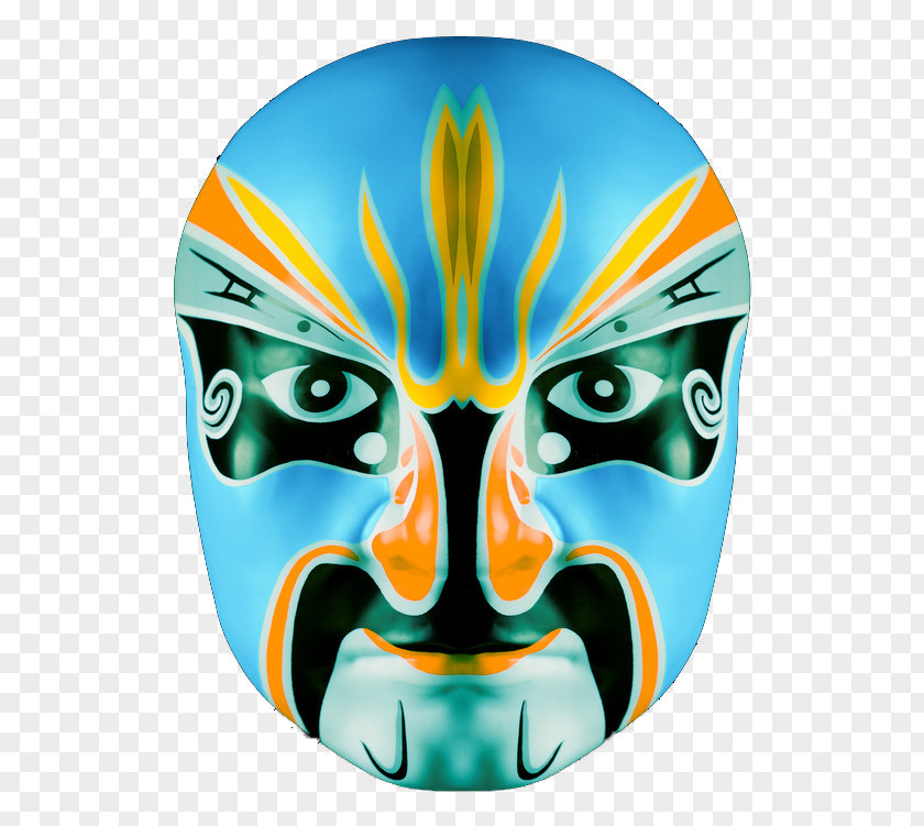 China Wind Face Mask Peking Opera PNG