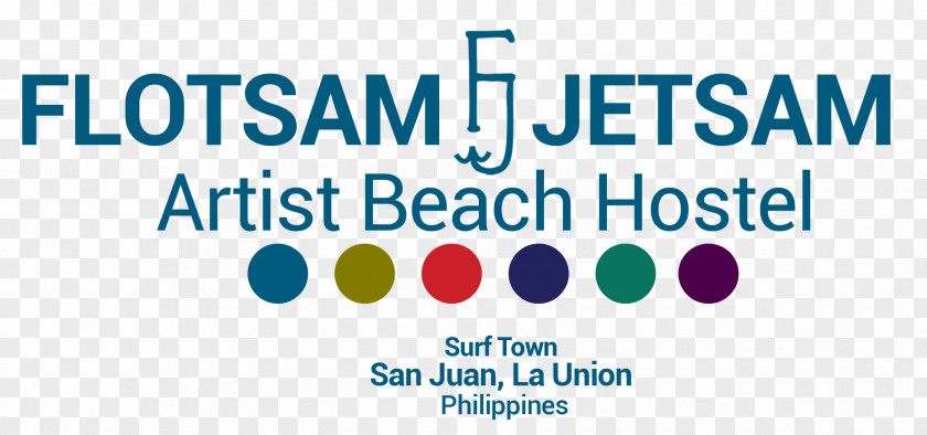 Flotsam & Jetsam Artist Beach Hostel Logo Backpacker Brand PNG